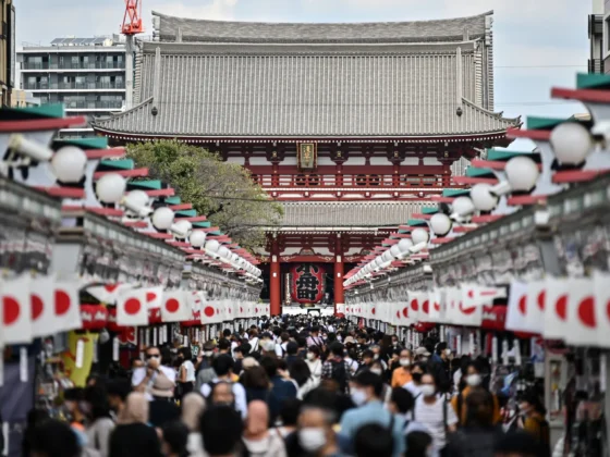 Japan Tourist Crowds