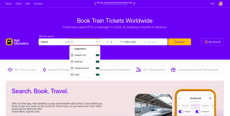 Haramain Booking Explained