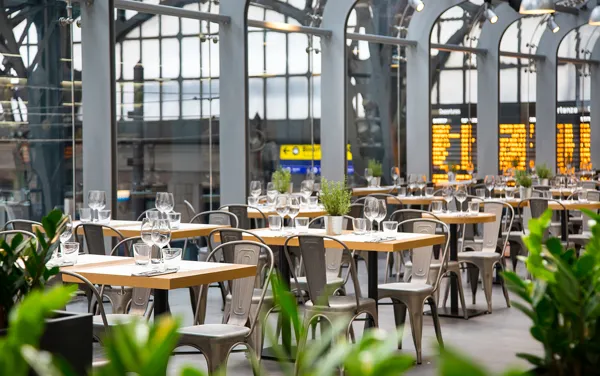 Dining at Milano Centrale Station