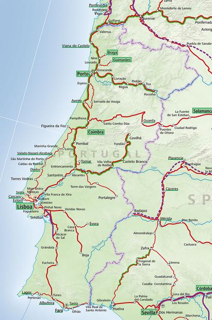 Mapa kolejowa Portugalii: Twoja brama do malowniczych podróży