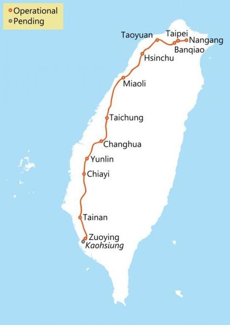 Mapa Zhubei do Kaohsiung