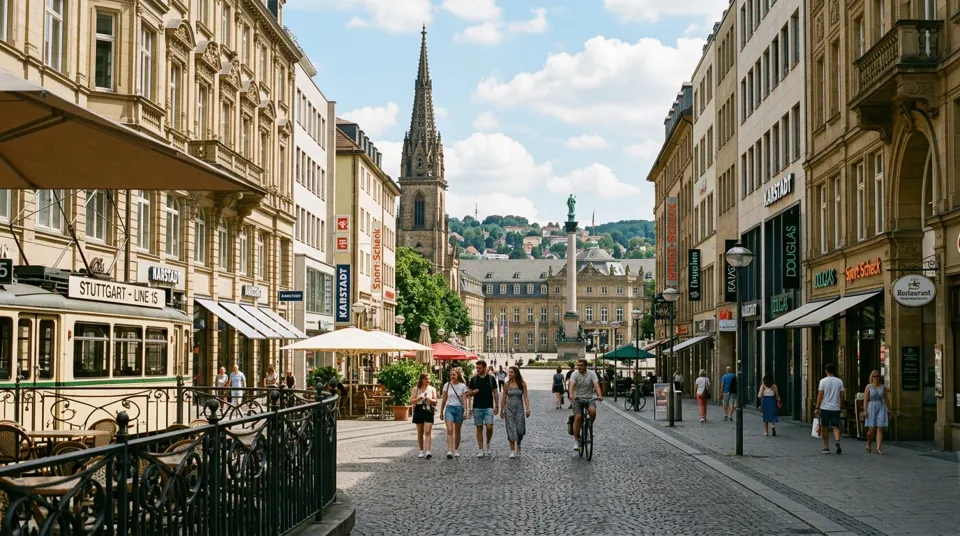 Paris nach Stuttgart